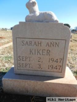 Sarah Ann Kiker