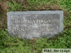 L. E. Davidson