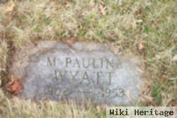 M. Pauline Wyatt