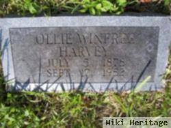 Ollie Virginia Winfree Harvey