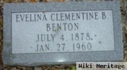 Evelina Clementine Bowers Benton