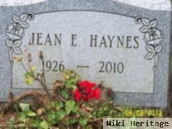 Jean E Haynes