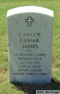 Pfc Carlos Lamar James