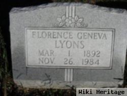 Florence Geneva Newland Lyons