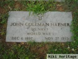 John Coleman Hafner