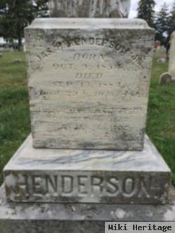 James Harvey Henderson, Jr