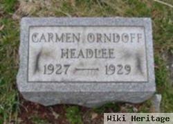 Carmen Orndoff Headlee