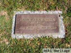 Sgt Lonnie Wilson Fleming