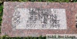 Mattie V Benton