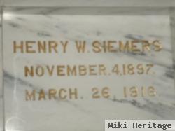 Henry W Siemers