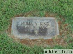 Numa Yancy King