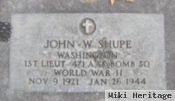 1Lt John W Shupe