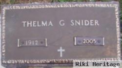 Thelma G. Schmitt Snider