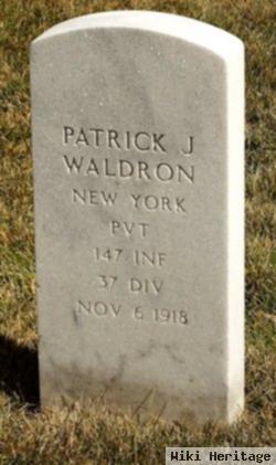 Pvt Patrick J Waldron