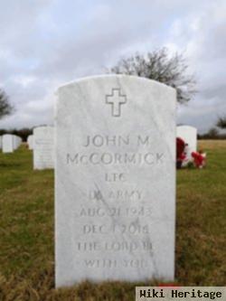 Ltc John Michael Mccormick