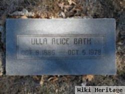 Ulla Alice Bath