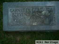 Garnetta Gertrude Stevens Sanders