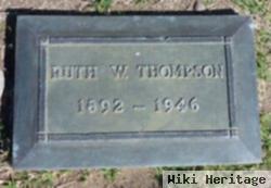 Ruth W Thompson