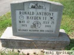 Ronald Anthony Hayden, Ii