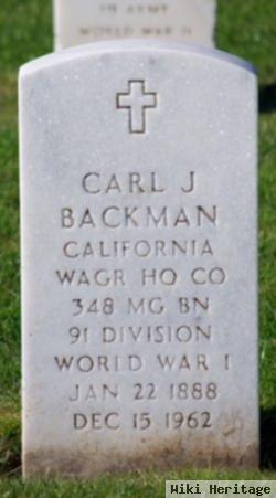 Carl J Backman