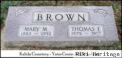 Mary M Brown