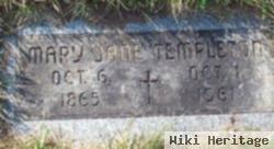 Mary Jane "mamie" Freckelton Templeton