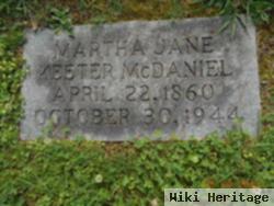 Martha Jane Keeter Mcdaniel