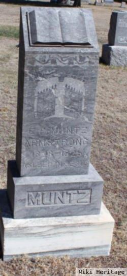 Elizabeth P. "betsy" Rowe Muntz Armstrong