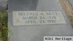 Mildred K Britt