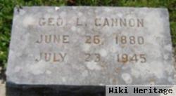 Geo L. Cannon