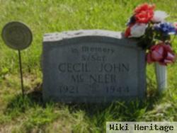 Sgt Cecil John Mcneer