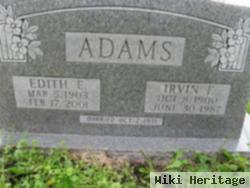 Edith E Segrist Adams