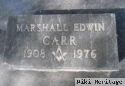 Marshall Edwin Carr