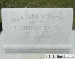 Ella Jane Mishoe Watts