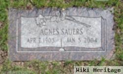 Agnes F Johnson Sauers