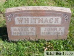 John F Whitnack