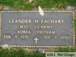 Leander H Zachary