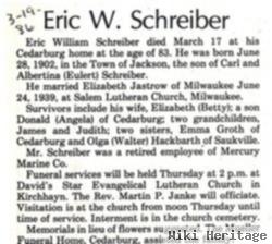 Eric W. Schreiber