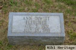 Ann Dewitt Fletcher