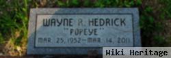 Wayne R. "popeye" Hedrick