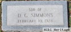 Infant Son Simmons