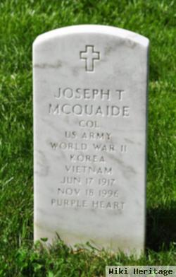 Joseph T Mcquaide