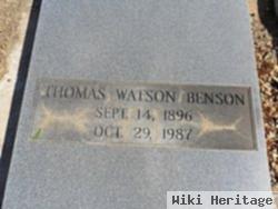 Thomas Watson Benson