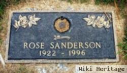 Rose Lee Wilson Sanderson