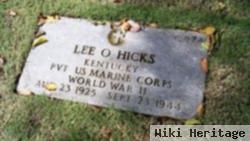 Pvt Lee O Hicks