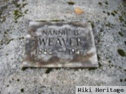 Nannie Belle Brooks Weaver