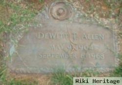 Dewitt Talmadge Allen