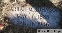 Sarah M Byrd Johnson