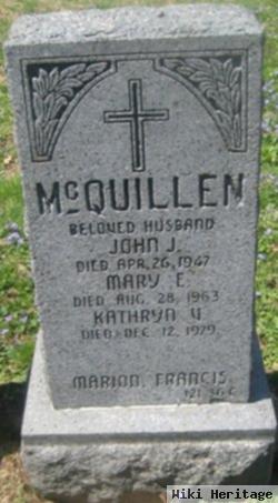 Mary E Mcquillen