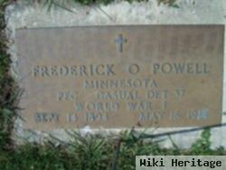 Frederick O Powell